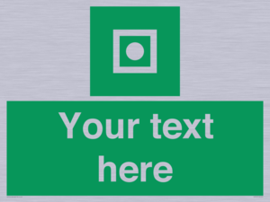 Custom sign safe condition Shipboard general alarm